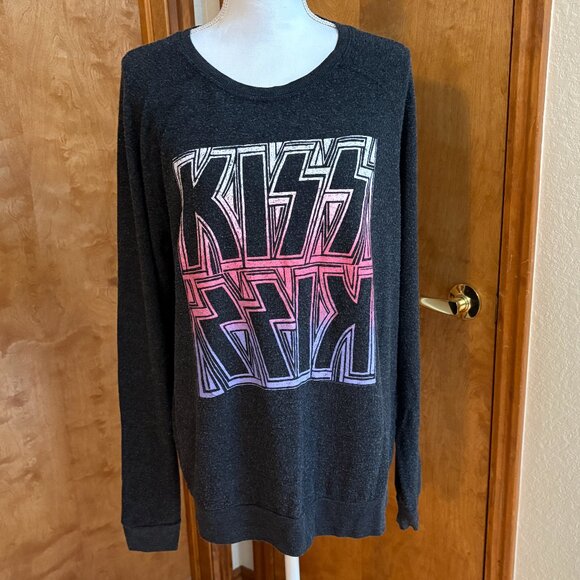 Vintage KISS Junk Food Long-Sleeve Tee, Size M - Picture 1 of 12
